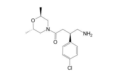 (S,S,R)-2,6-Dimethyl-4-[4-amino-1-oxo-3-(p-chlorophenyl)butyl]morpholine