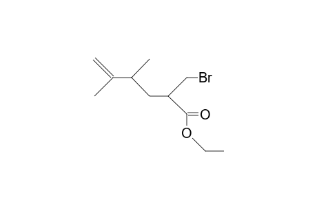 2(R)-Bromomethyl-4(S),5-dimethyl-5-hexenoic acid, ethyl ester