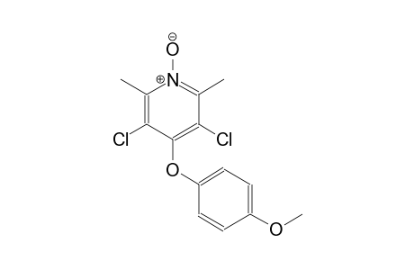 3,5-dichloro-4-(4-methoxyphenoxy)-2,6-dimethylpyridine 1-oxide