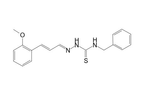 N-Benzyl-2-(E)-3-[(2-methoxyphenyl)allylidene)hydrazinecarbothioamide