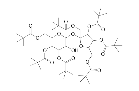 .alpha.-D-Glucopyranoside, 1,3,4,6-tetrakis-O-(2,2-dimethyl-1-oxopropyl)-.beta.-D-fructofuranosyl, 3,4,6-tris(2,2-dimethylpropanoate)