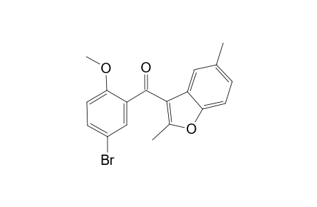 (5-Bromo-2-methoxyphenyl)(2,5-dimethyl-1-benzofuran-3-yl)methanone