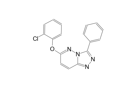 [1,2,4]triazolo[4,3-b]pyridazine, 6-(2-chlorophenoxy)-3-phenyl-