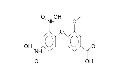 2,4-dinitro-2-methoxy-4-carboxydiphenyl ether