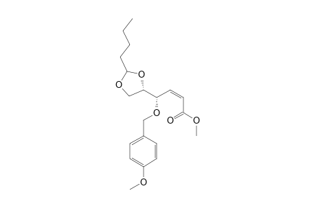 Methyl (2Z,4S,5S)-4-(4-Methoxybenzyloxy)-5,6-(pentylidenedioxy)hex-2-enoate