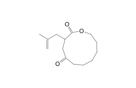 2-(2-Methylprop-2-enyl)-4-oxo-10-decanolide