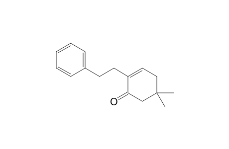 2-(2'-Phenylethyl)-5,5-dimethyl-2-cyclohexenone