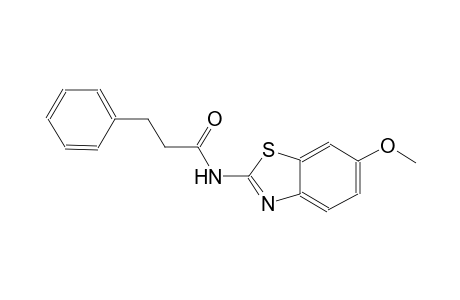 N-(6-methoxy-1,3-benzothiazol-2-yl)-3-phenylpropanamide
