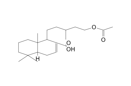 2-NAPHTHALENECARBOXLIC ACID, 1-[5-(ACETYLOXY)-3-METHYLPENTYL]-1,4,4A,5,6,7,8,8A-OCTAHYDRO-5,5,8A-TRIMETHYL-