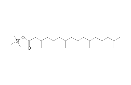Hexadecanoic acid, 3,7,11,15-tetramethyl-, trimethylsilyl ester
