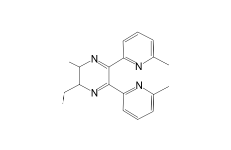 2,3-Bis[2'-(6'-methylpyridyl)]-5-ethyl-6-methyl-5,6-dihydropyrazine