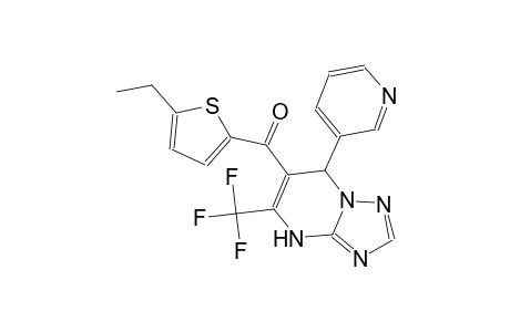 (5-ethyl-2-thienyl)[7-(3-pyridinyl)-5-(trifluoromethyl)-4,7-dihydro[1,2,4]triazolo[1,5-a]pyrimidin-6-yl]methanone