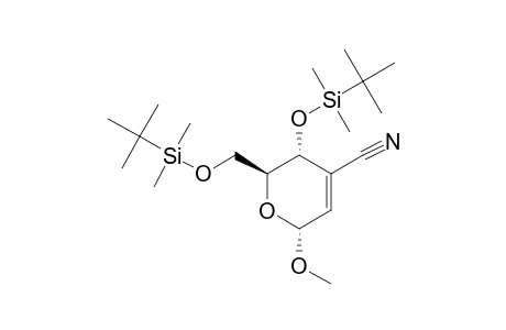 METHYL-3-CYANO-2,3-DIDEOXY-4,6-O-DITERT.-BUTYL-DIMETHYLSYLYL-ALPHA-D-ERYTHRO-HEX-2-ENOPYRANOSIDE