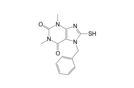 7-Benzyl-8-mercapto-1,3-dimethyl-3,7-dihydro-purine-2,6-dione