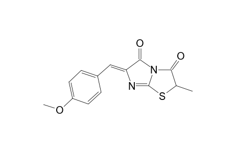 5-(4'-Methoxybenzylidene)-2-methyl-2,3-dihydroimidazo[2,1-b]thiazole-6(5H)-3,5-dione