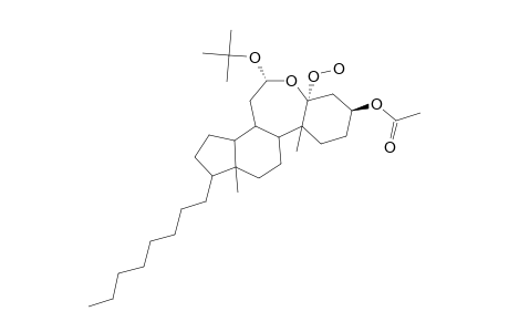 3-BETA-ACETOXY-5-ALPHA-HYDROPEROXY-7-ALPHA-TERT.-BUTOXY-5-ALPHA-B-HOMO-6-OXACHOLESTANE