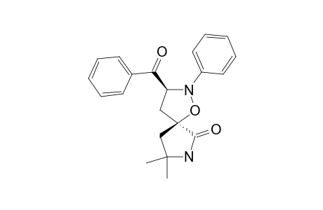 2-PHENYL-3-BENZOYL-6-OXO-8,8-DIMETHYL-1-OXA-2,7-DIAZASPIRO-[4.4]-NONANE