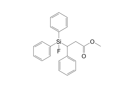 Methyl 3-(fluorodiphenylsilyl)-3-phenylpropanoate