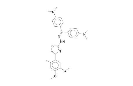 4,4'-Bis(dimethylamino)benzophenone [4-(4,5-dimethoxy-2-methylphenyl)-2-thiazolyl]hydrazone