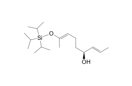 (S)-(1E,6E)-1-Methyl-1-(triisopropylsiloxy)-1,6-octadien-5-ol