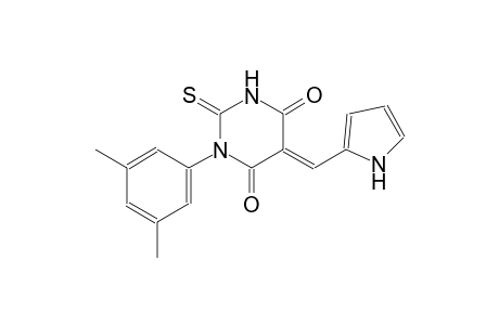 (5E)-1-(3,5-dimethylphenyl)-5-(1H-pyrrol-2-ylmethylene)-2-thioxodihydro-4,6(1H,5H)-pyrimidinedione