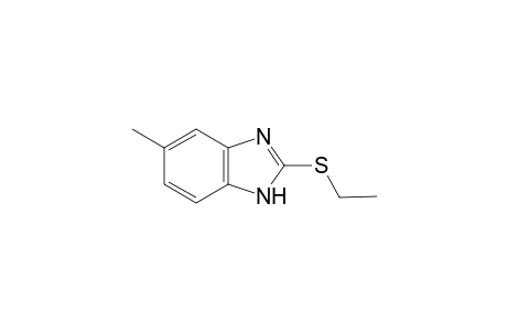 1H-1,3-Benzimidazole, 2-(ethylthio)-5-methyl-