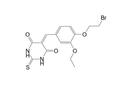 4,6(1H,5H)-pyrimidinedione, 5-[[4-(2-bromoethoxy)-3-ethoxyphenyl]methylene]dihydro-2-thioxo-