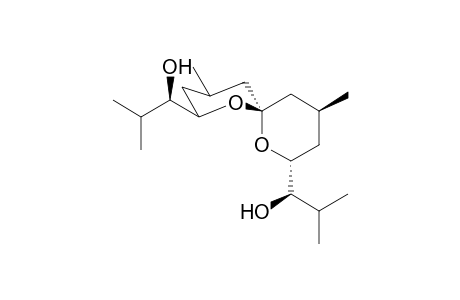 (1R)-1-{(2R,4R,6S,8R,10S)-8-[(1R)-1-Hydroxy-2-methylpropyl)]-4,10-dimethyl-1,7-dioxaspiro[5.5]undecan-2-yl}-2-methylpropan-1-ol