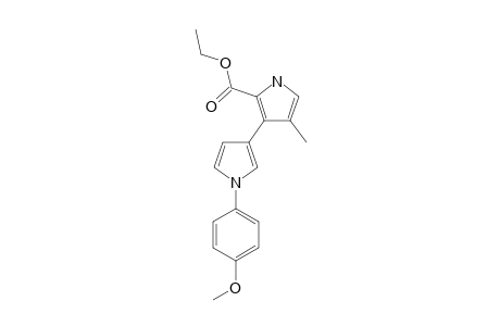 ETHYL-4-METHYL-3-(N-(4-METHOXYPHENYL)-PYRROL-3-YL)-1H-PYRROLE-2-CARBOXYLATE