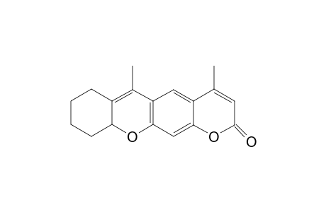 4,6-Dimethyl-7,8,9,10,10a-pentahydro-2H-pyrano[5,6-g]cyclohexa[2,1-b]2H-chromen-2-one