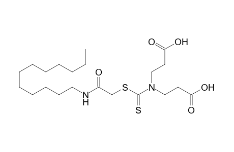 N-(2-carboxyethyl)-N-({[2-(dodecylamino)-2-oxoethyl]sulfanyl}carbothioyl)-beta-alanine