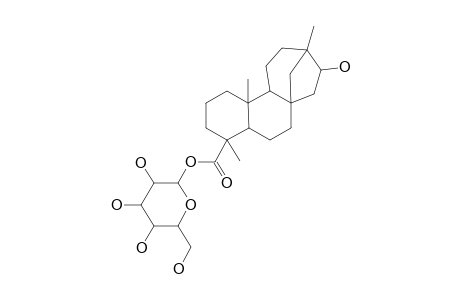 ENT-16-BETA-HYDROXYBEYERAN-19-OIC_ACID_ALPHA-D-GLUCOPYRANOSYL_ESTER