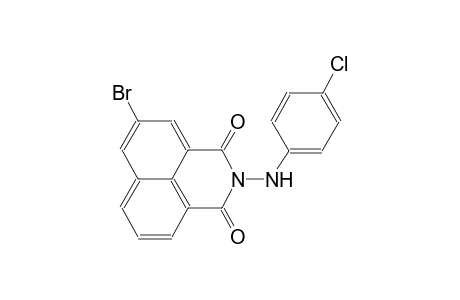 1H-benz[de]isoquinoline-1,3(2H)-dione, 5-bromo-2-[(4-chlorophenyl)amino]-
