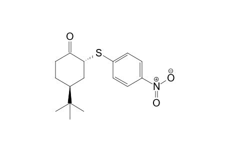 (trans)-4-tert-Butyl-2-(4-nitrophenylsulfanyl)-cyclohexanone
