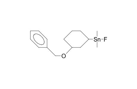 (cis-3-Benzyloxy-cyclohexyl)-fluoro-dimethyl-stannane