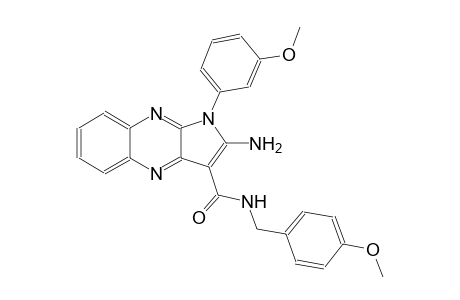 2-amino-N-(4-methoxybenzyl)-1-(3-methoxyphenyl)-1H-pyrrolo[2,3-b]quinoxaline-3-carboxamide