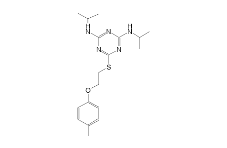 N~2~,N~4~-diisopropyl-6-{[2-(4-methylphenoxy)ethyl]sulfanyl}-1,3,5-triazine-2,4-diamine