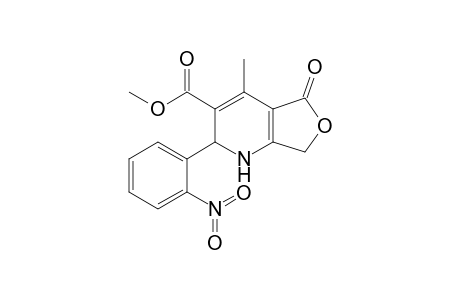 Methyl 4-methyl-2-(2'-nitrophenyl)-5-oxo-1,2,5,7-tetrahydrofuro[3,4-b]pyridine-3-carboxylate