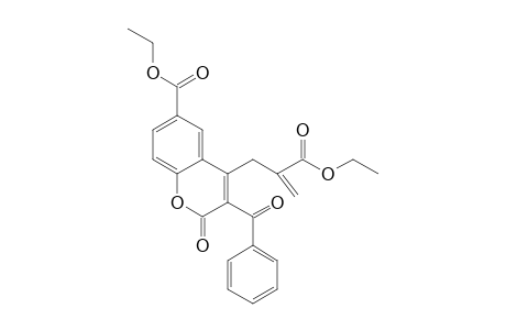 Ethyl 3-Benzoyl-4-[2-(ethoxycarbonyl)allyl]-2-oxo-2H-chromene-6-carboxylate