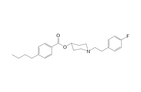 1-[2-(4-Fluorophenyl)ethyl]piperidin-4-yl-4-butyl benzoate