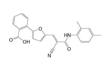 2-{5-[(1E)-2-cyano-3-(2,4-dimethylanilino)-3-oxo-1-propenyl]-2-furyl}benzoic acid