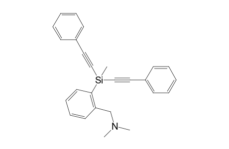 [2-(N,N-Dimethylamino)benzyl]-[(methyl)-di-{(phenyl-ethynyl)}]silane