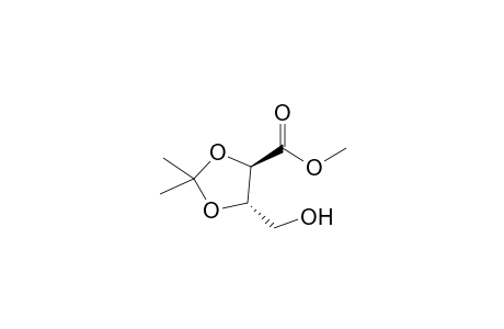 (4R,5S)-2,2-dimethyl-5-methylol-1,3-dioxolane-4-carboxylic acid methyl ester