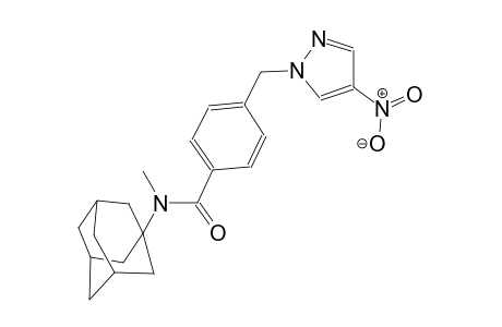 N-(1-adamantyl)-N-methyl-4-[(4-nitro-1H-pyrazol-1-yl)methyl]benzamide