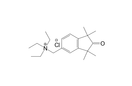 5-((Triethylammonio)methyl)-1,1,3,3-tetramethyl-2-indanone Chloride