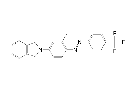 2-(3-methyl-4-{(E)-[4-(trifluoromethyl)phenyl]diazenyl}phenyl)isoindoline