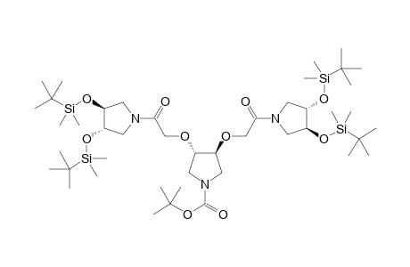 tert-butyl (3S,4S)-3,4-bis[2-[(3S,4S)-3,4-bis[[tert-butyl(dimethyl)silyl]oxy]pyrrolidin-1-yl]-2-oxo-ethoxy]pyrrolidine-1-carboxylate