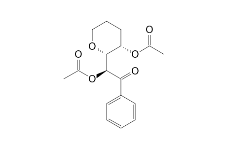 (+-)-(2R,3S)-2-[(1S)-1-(Acetoxy)-2-oxo-2-phenylethyl]tetrahydro-2H-3-pyranyl acetate