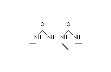 6,6-Dimethyl-4-[(4,6,6-trimethyl-2-oxo-perhydro-pyrimidin-4-yl)-methyl]-3,6-dihydro-pyrimidin-2-one