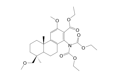 Diethyl (13-ethoxycarbonyl-12,19-dimethoxypodocarpa-8,11,13-trien-14-yl)imidodicarbonate